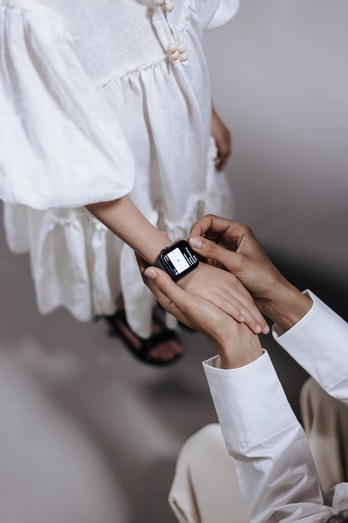 Child using Nova Kids Smartwatch